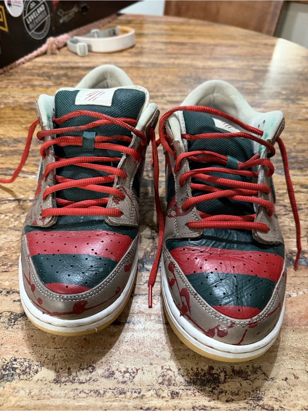 Freddy sneakers size 12 red brown